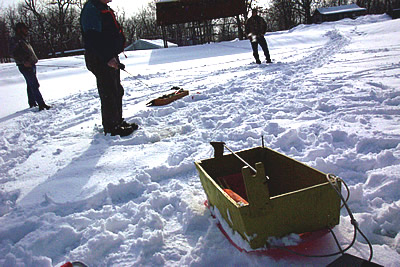 ice fishing